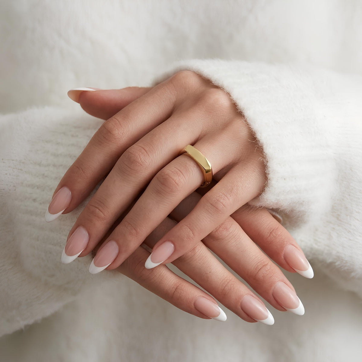 14K / 18K Solid Gold Signet Ring