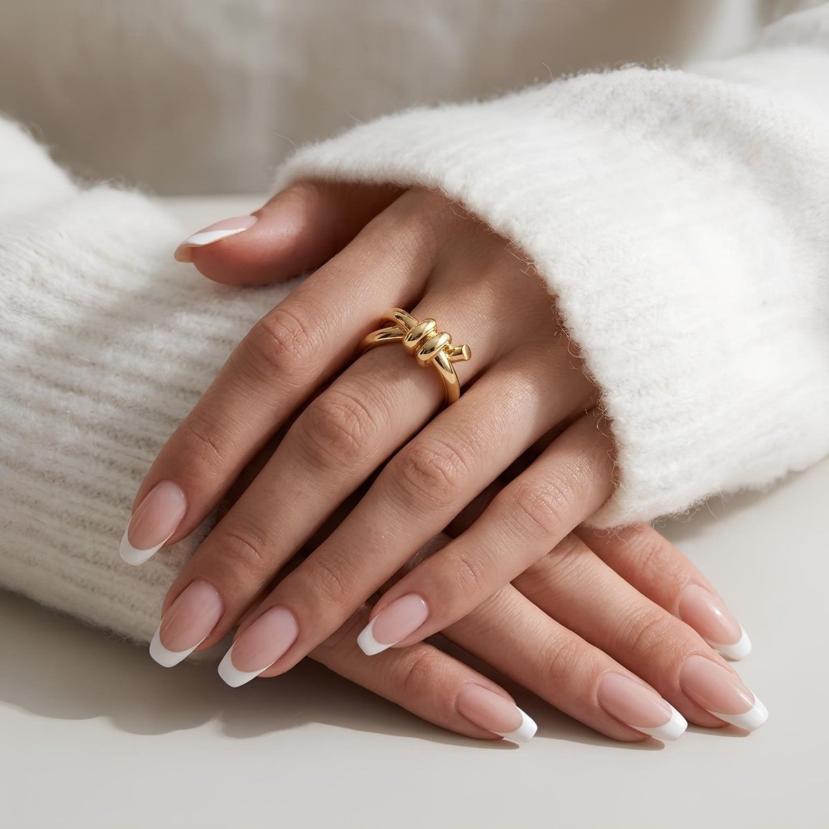 14K / 18K Solid Gold Knot Ring